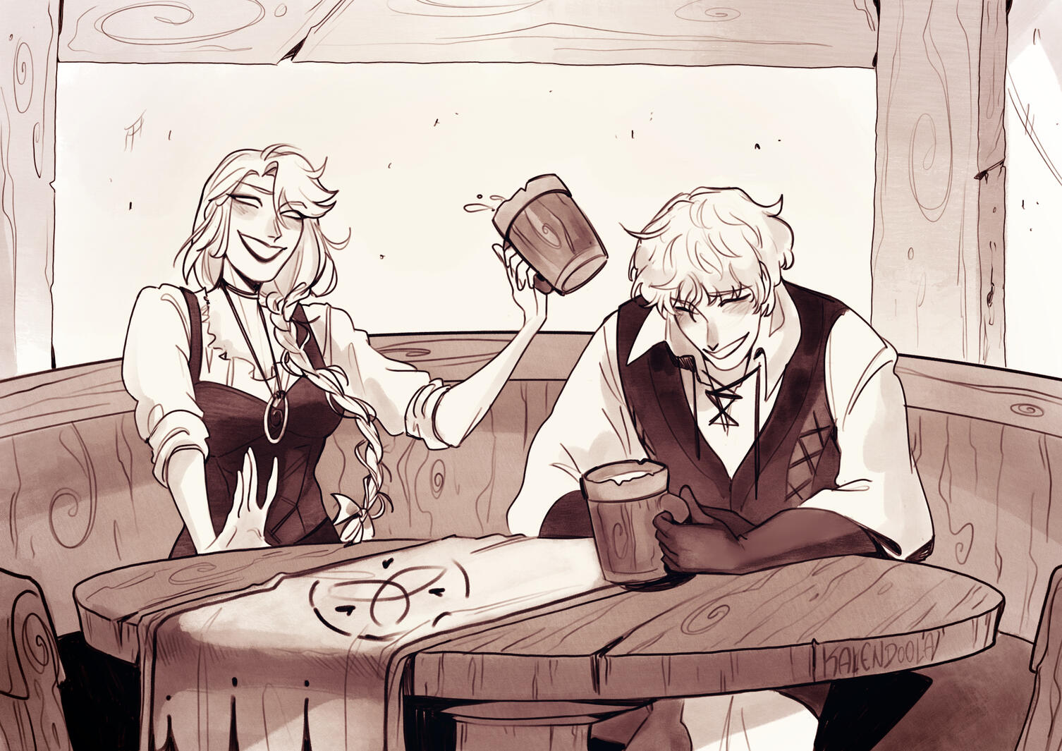 Gil and Gal by Kalendoola