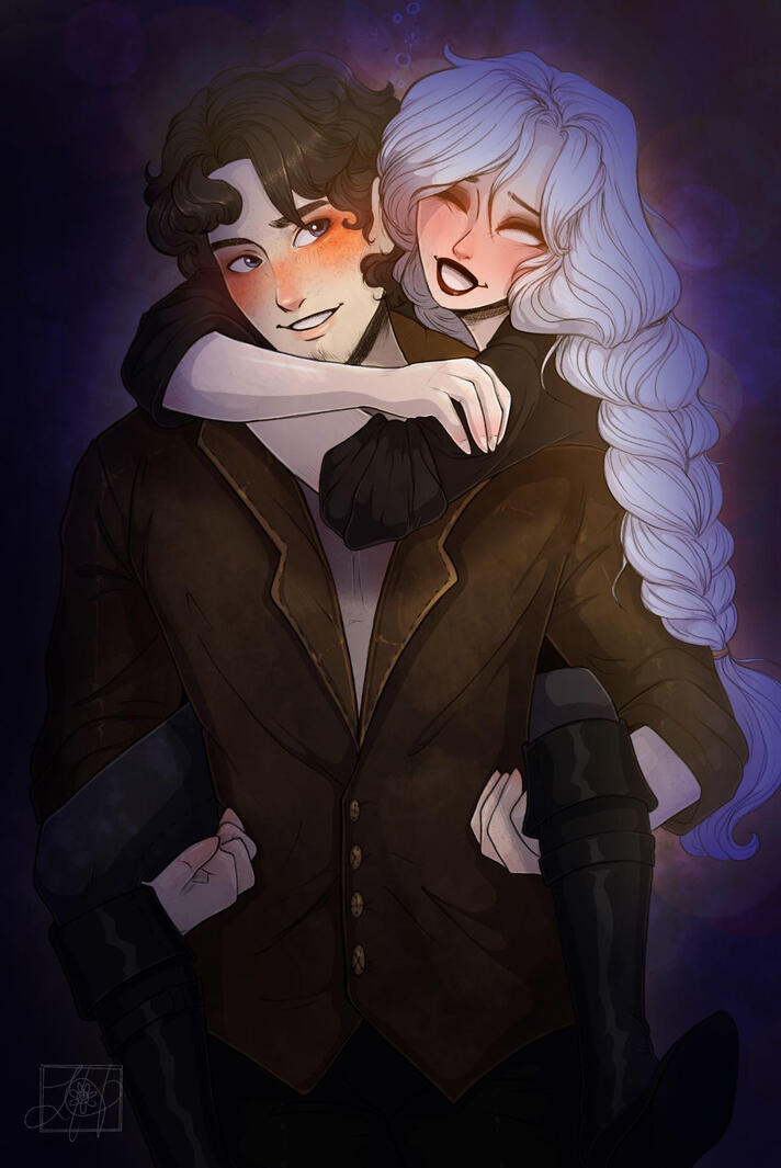 Galatea and Liver by poppyseedpuffin